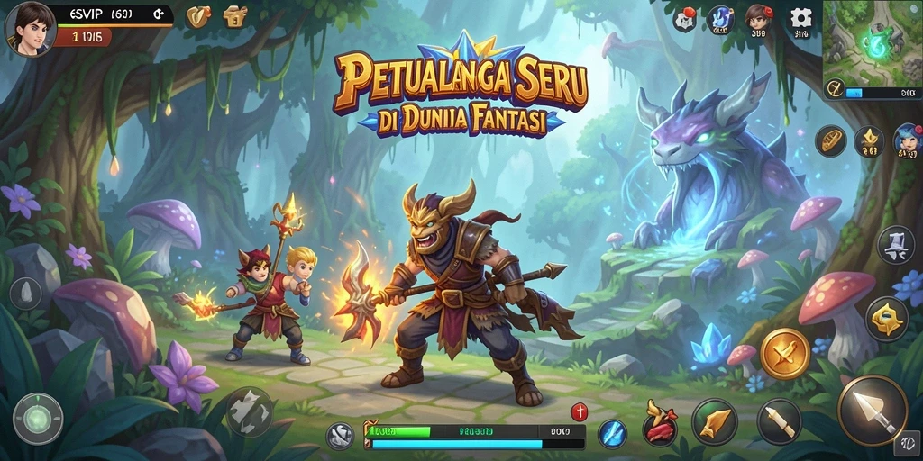 Screenshot utama dari gameplay 6SVIP menampilkan petualangan mendebarkan.