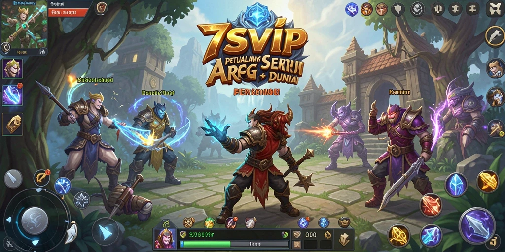 Tampilan gameplay epik dan petualangan di 7SVIP.