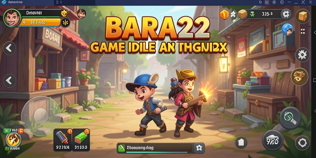 Tampilan gameplay BARA22 yang menarik dan interaktif.