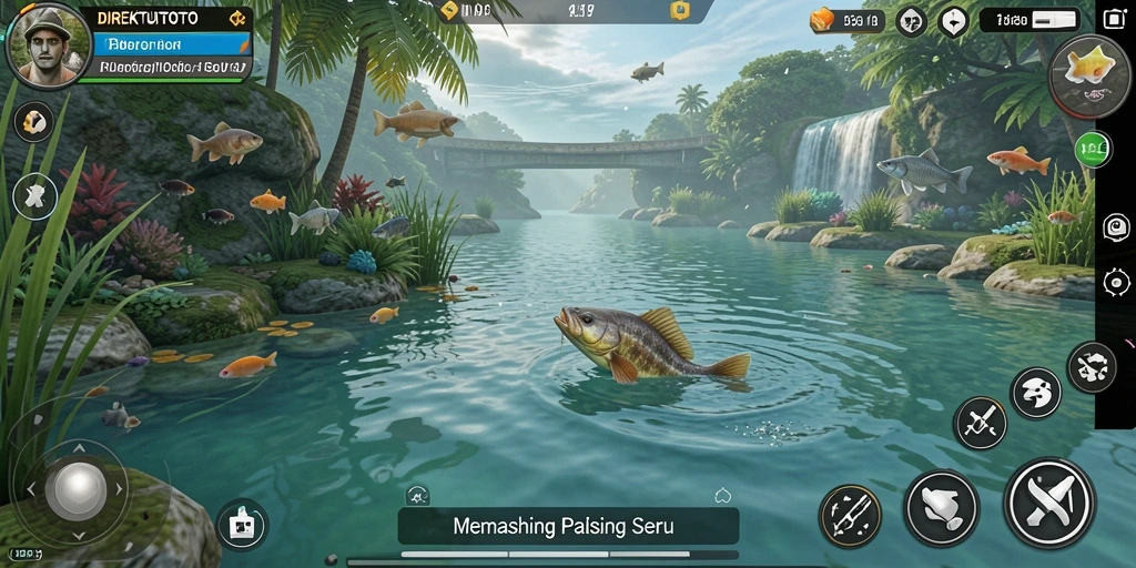 Tangkapan ikan besar di <strong>DIREKTURTOTO</strong> dengan latar belakang alam yang menakjubkan.