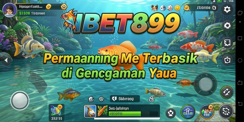 Tampilan gameplay menegangkan saat menangkap ikan di IBET899.