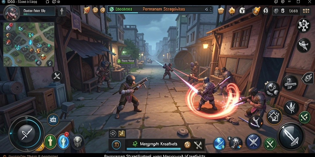 Tampilan gameplay strategis yang menakjubkan dalam ID66.