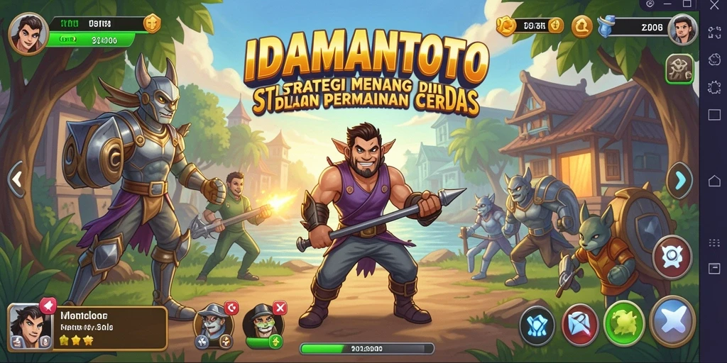 Tangkapan layar IDAMANTOTO menunjukkan aksi strategis yang menegangkan.