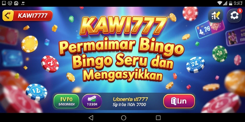 Tampilan seru gameplay Bingo KAWI777 yang menarik.