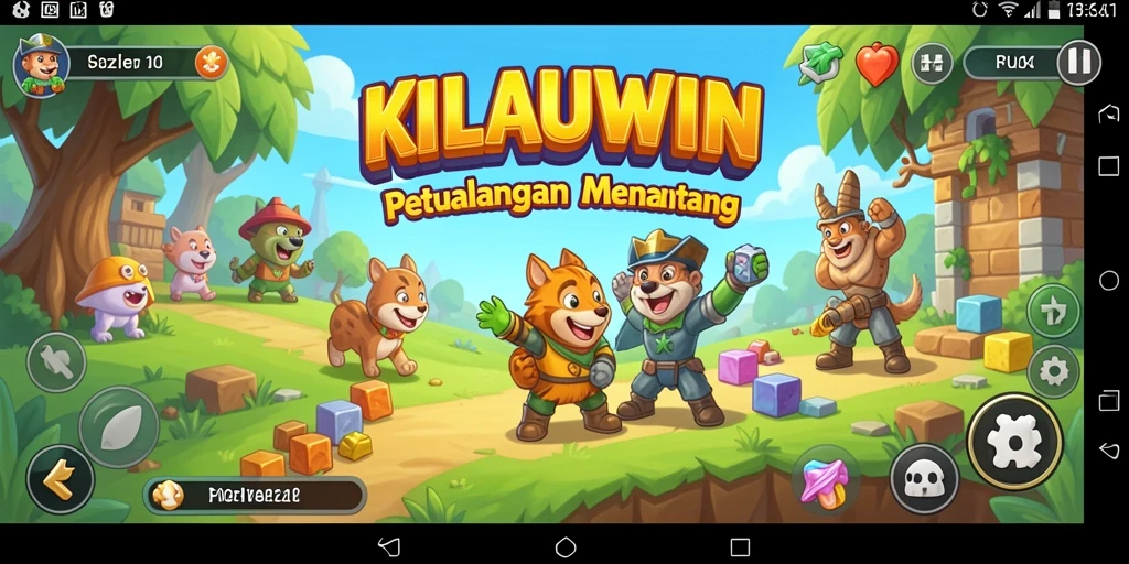 Screenshot gameplay KILAUWIN menampilkan tantangan puzzle yang menarik.
