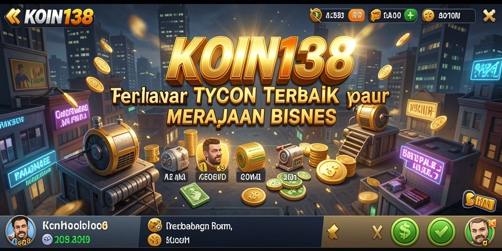 Gameplay KOIN138 yang menarik dalam membangun kerajaan bisnis.