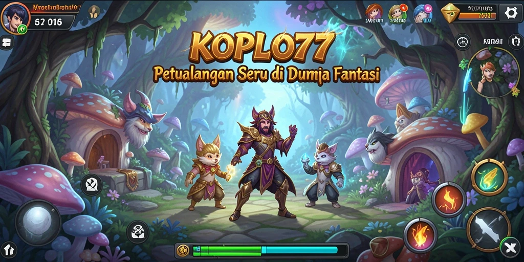 Screenshot gameplay seru KOPLO77 menunjukkan petualangan menegangkan.