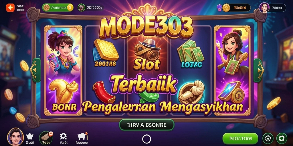 Tangkapan layar MODE303 menampilkan aksi seru permainan Slot yang menantang.