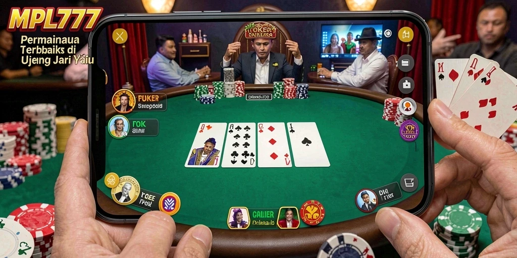 Gameplay menarik Poker yang menegangkan dan seru.