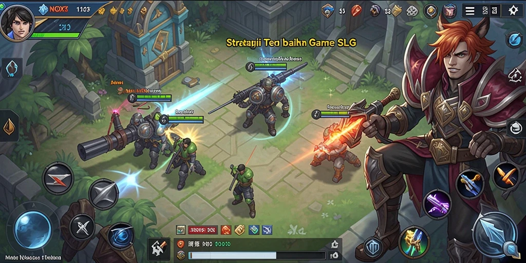 Tampilan gameplay NOX123 yang seru dan interaktif.