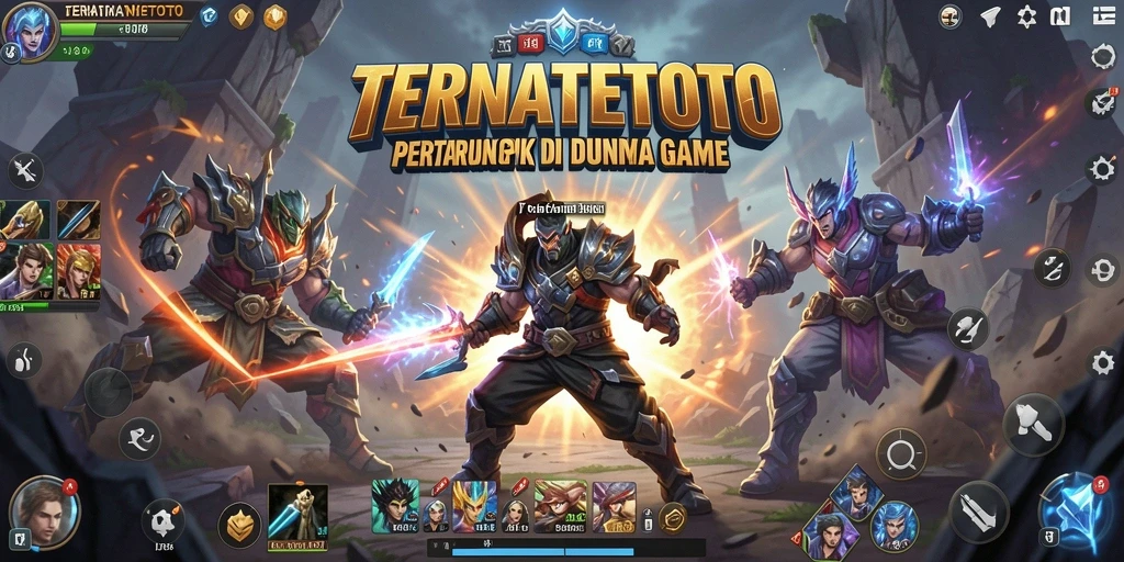 Tangkapan layar TERNATETOTO menampilkan pertempuran intens penuh aksi.