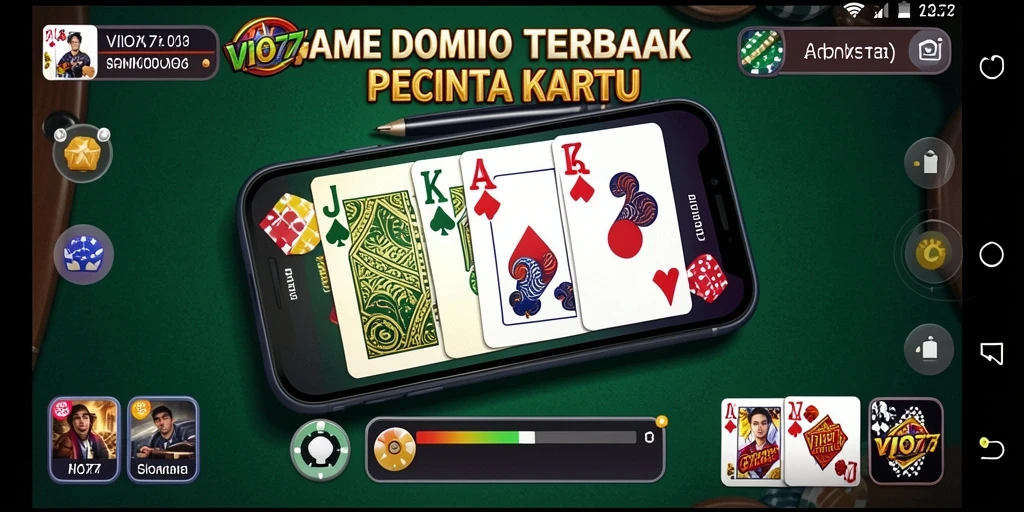 Gameplay VIO77 yang menampilkan aksi seru domino.